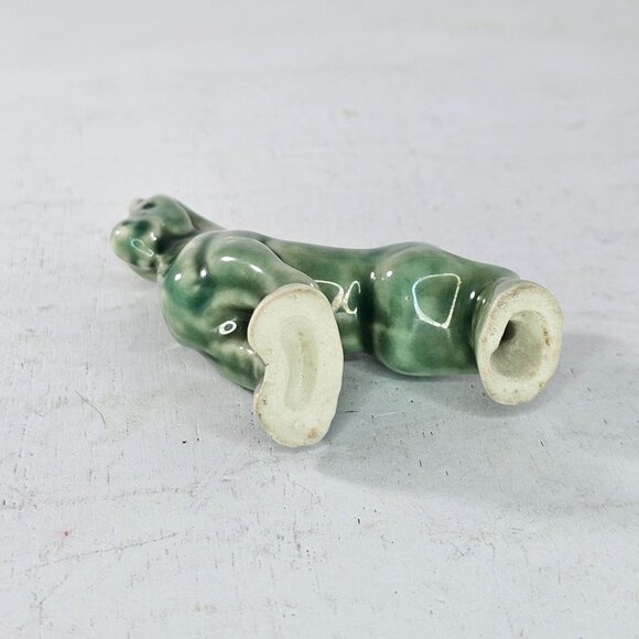 Metlox Morton Shawnee Pottery Green Horse Figurine Vintage California MCM - Picture 8 of 9